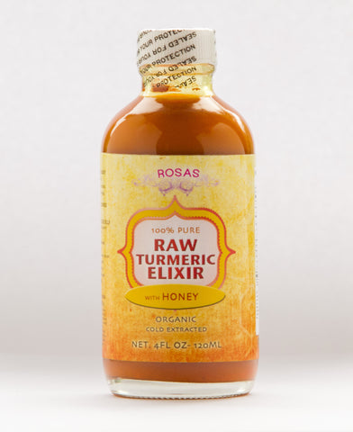 Turmeric Honey Tonic Raw Organic Rosas